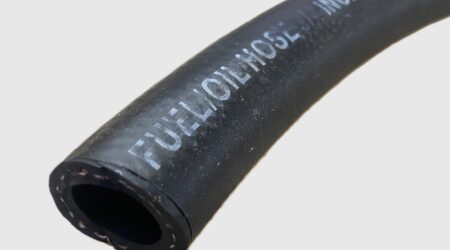black fuel and oil discharge hose made from NBR